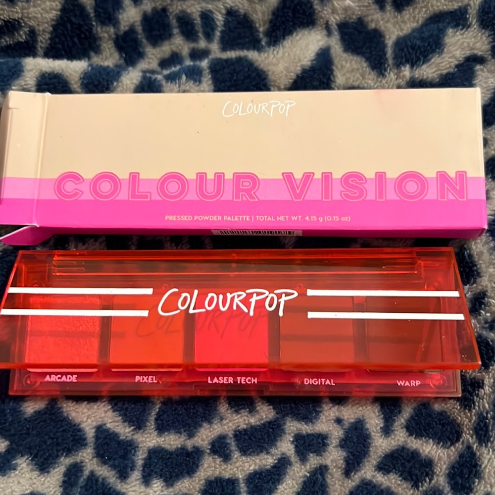 Colourpop colour vision palette